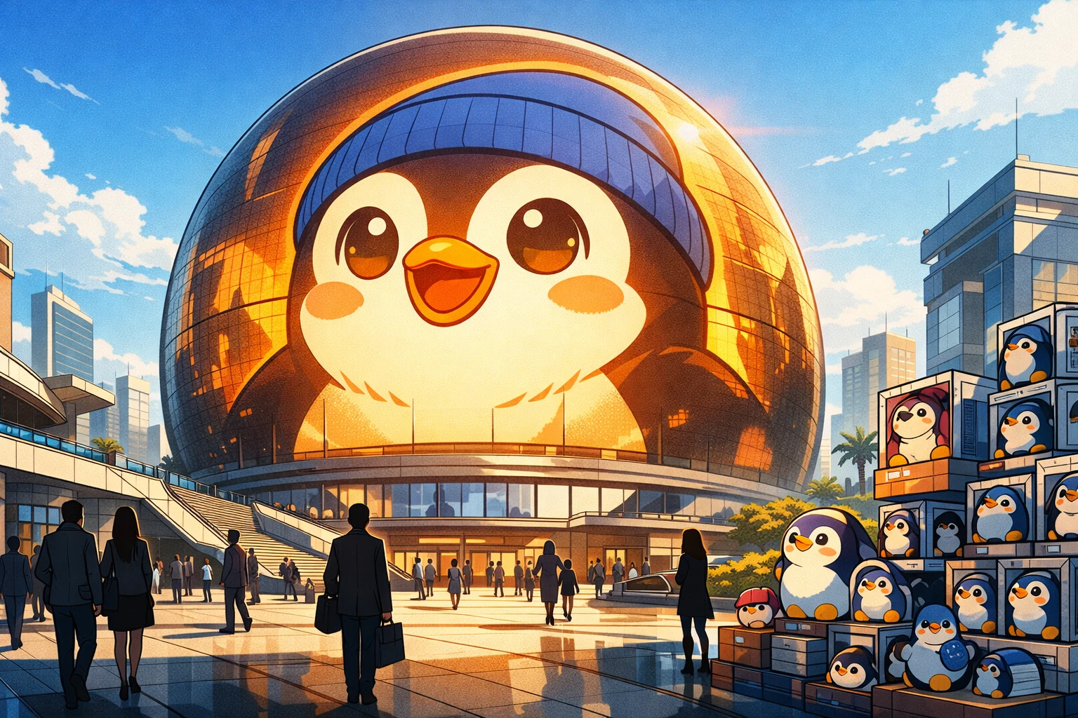 NFT counterattack in bear market! Fat penguins take to the Las Vegas Sphere: What phenomenon are we seeing?