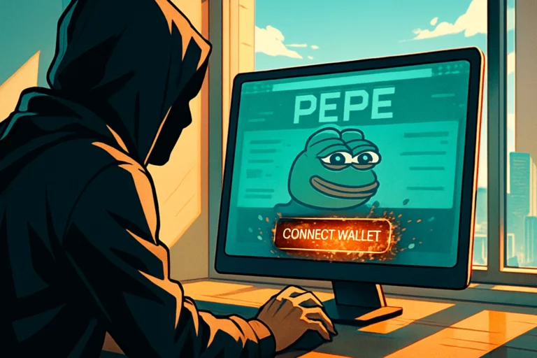 The official website of meme currency Pepe the Frog $PEPE was hacked! 